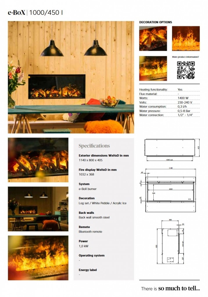 Faber E-BoX 1000/450 I-ST | Kjøp peis online her | Din ekspert på peis ...