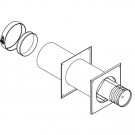 Faber avgass MV-Veggterminal, ø200/130mm, L=600mm thumbnail
