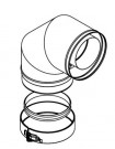 Faber MV-bend 90° Kort ø200/130mm thumbnail