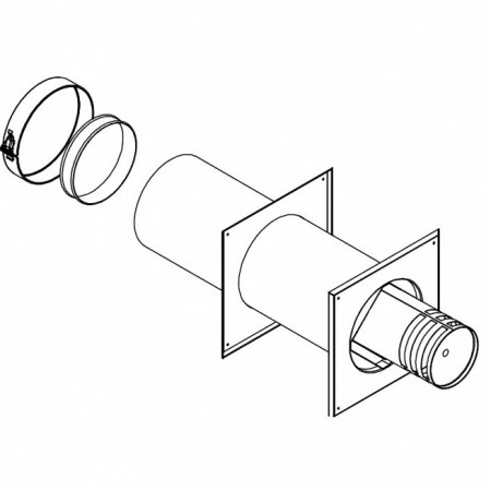 Faber MV-Veggterminal ø200/130mm