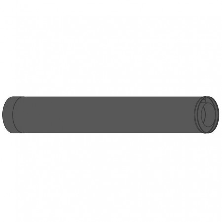 Faber MV-rør 100cm Sort ø150/100mm