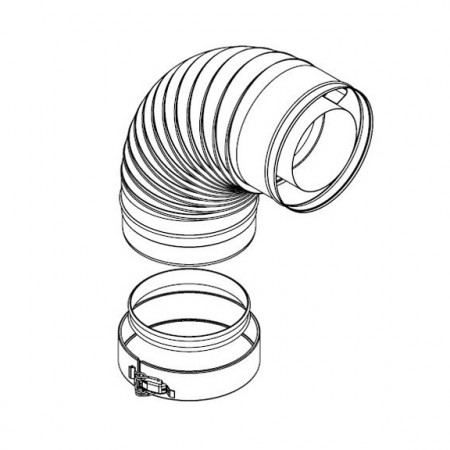 Faber MV-bend 90° ø200/130mm